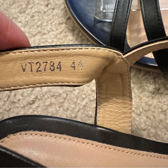 Shibever Women’s Elegant Black Strappy Wedge sandals - Picture 4 of 5